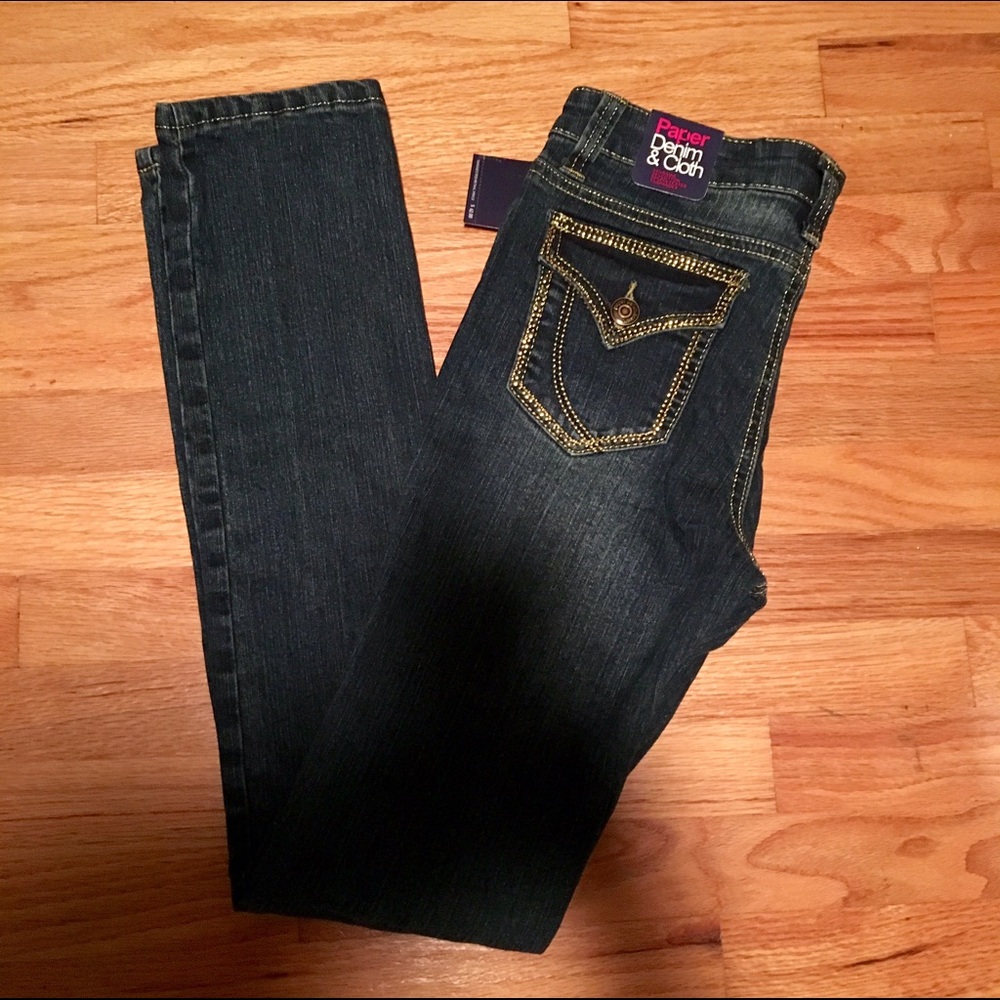 Paper Denim & Cloth Embellished Jeans